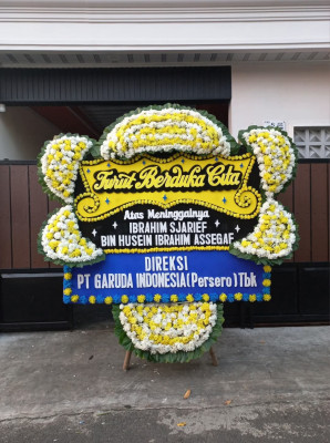 Papan Bunga Duka di Pariaman Utara