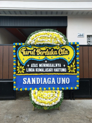 Papan Bunga Duka di Pariaman Utara