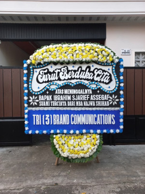 Papan Bunga Duka di Pariaman Utara